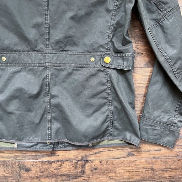 J Crew • Downtown Field Jacket waxed cotton canvas Mossy Brown olive green - Picture 13 of 14